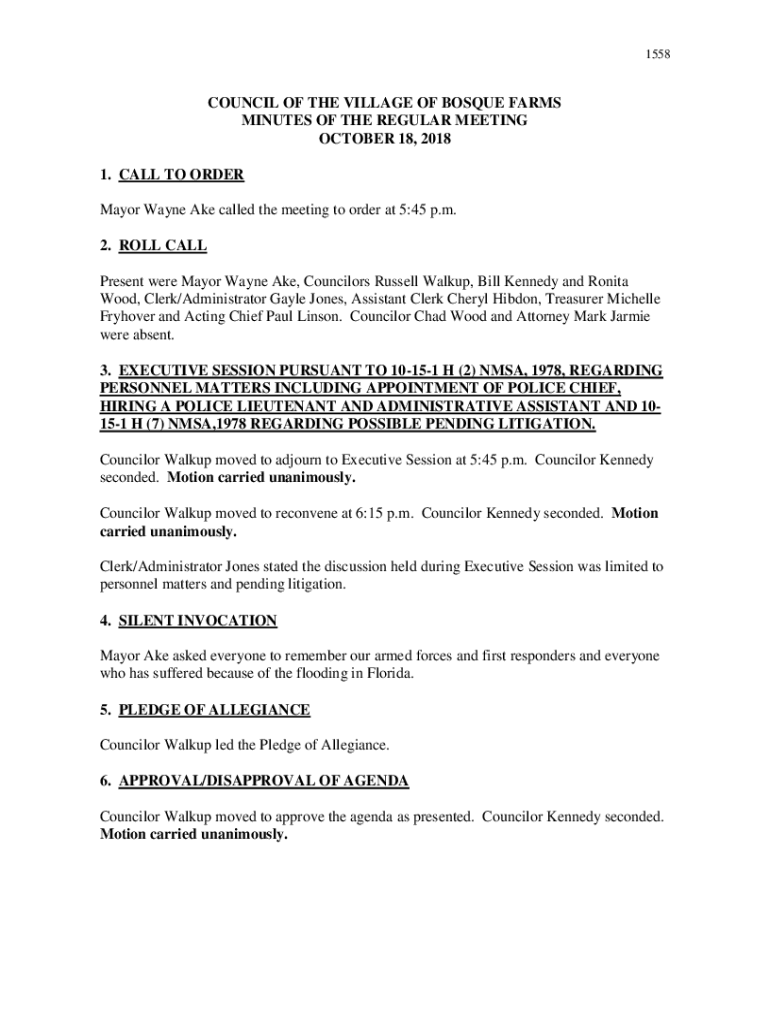 Fillable Online bosquefarmsnm.gov wpcontent uploadsTHE VILLAGE OF