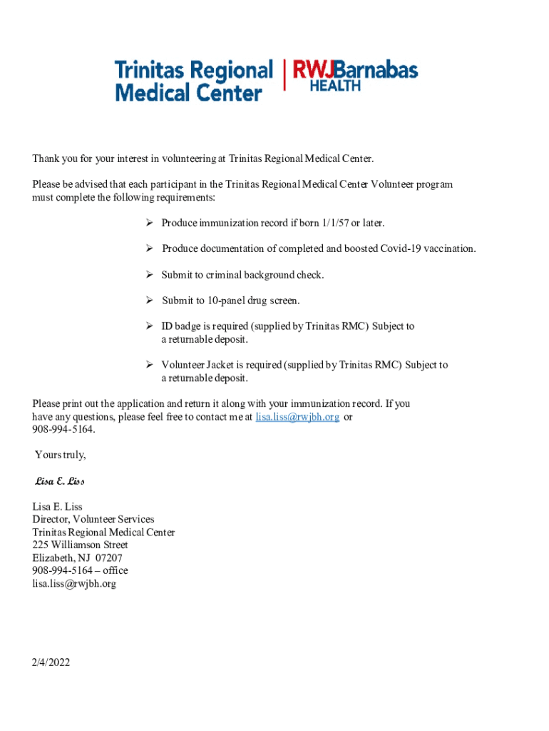 DocHub form-library227969-trmcTRMC Teen Volunteer Application - Trinitas - US Legal Forms Preview on Page 1