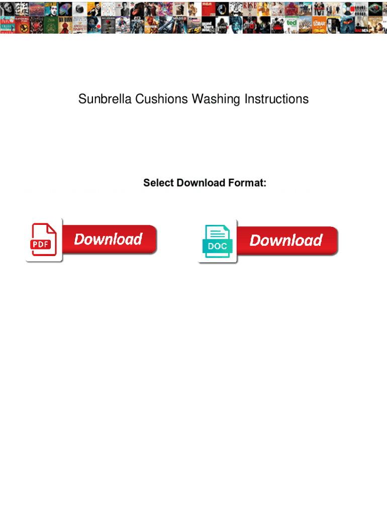 Fillable Online 3 Ways to Clean Sunbrella Cushions wikiHow3 Ways to Clean Sunbrella Cushions