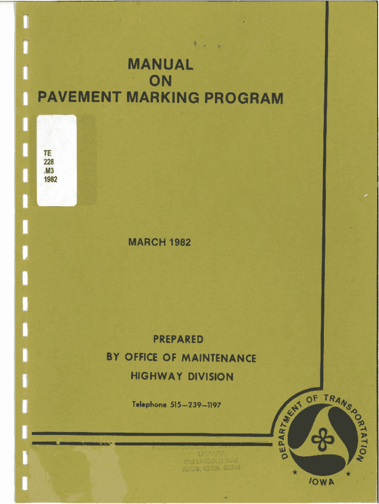 Fillable Online publications iowa onlinemanuals.txdot.govtxdotmanualspmhPavement Marking