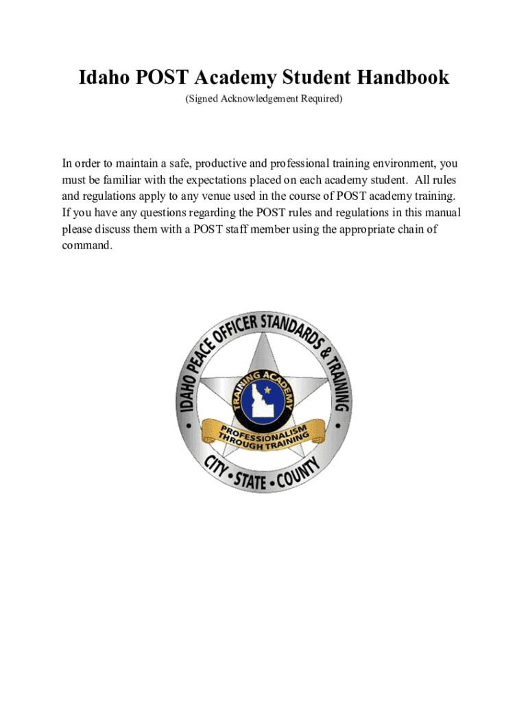 Fillable Online isp idaho post.idaho.govwpcontentuploadsIdaho POST