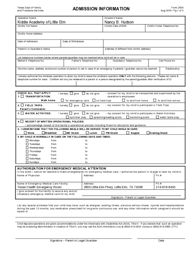 Form preview