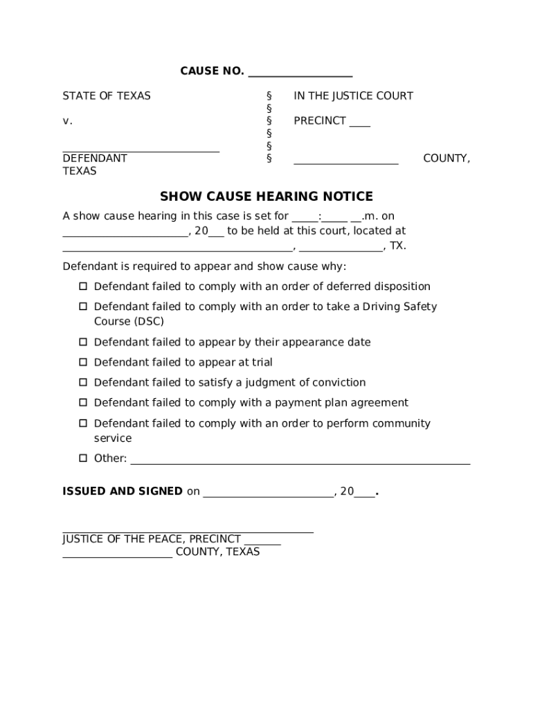 ARREST WARRANT JUSTICE COURT CRIMINAL CASE Texas State University