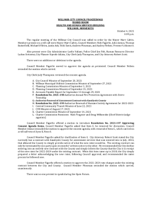 WILLMAR CITY COUNCIL PROCEEDINGS BOARD ROOM HEALTH AND HUMAN SERVICES ...