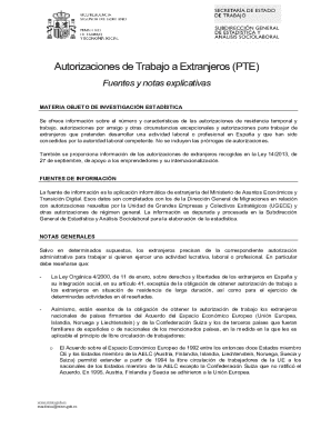 Autorizaciones de trabajo a extranjeros
