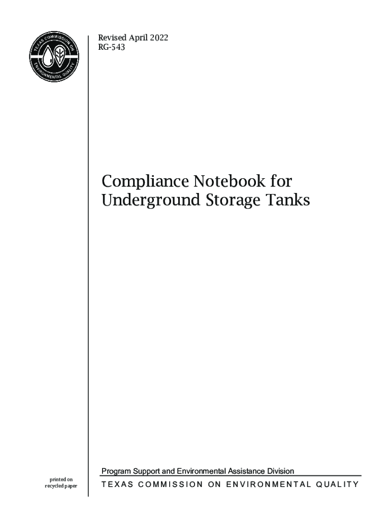 Fillable Online Learn About Underground Storage Tanks (USTs)US