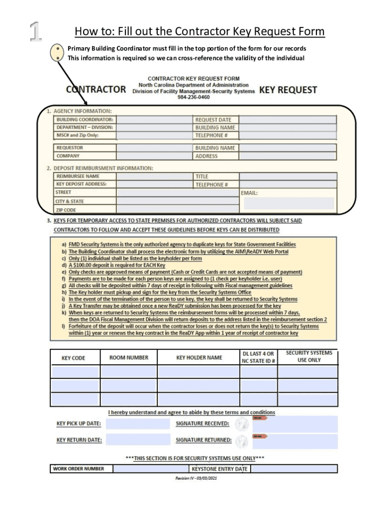 Fillable Online Fill Free fillable Keyrequestform Key Request Form