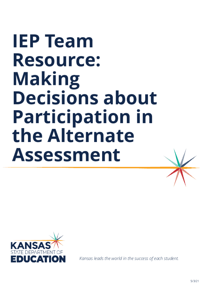 Fillable Online dese.ade.arkansas.govadminFilesGuidance for IEP Teams