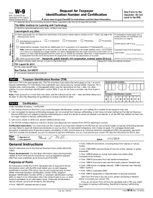 IRS Form W-9