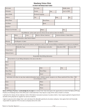 visionsource-newbergvisionclinic.compatientsPatient Forms for Newberg Vision Clinic in Newberg OR