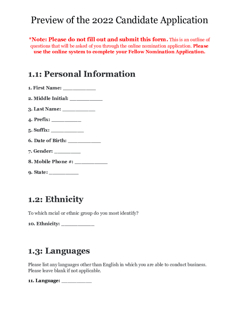 Form preview