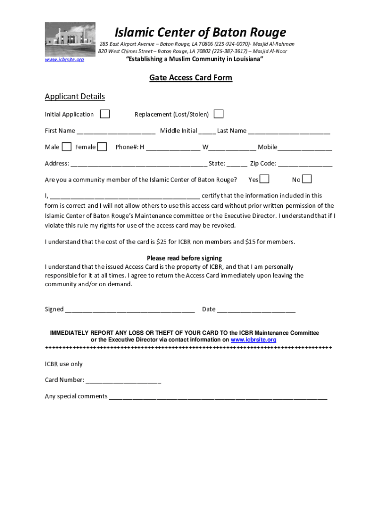 Fillable Online Esalahmasjidsislamic center of baton rougeIslamic Fillable Online Esalahmasjidsislamic center of baton rougeIslamic