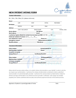 Form preview