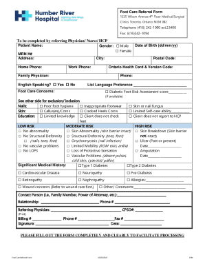 www.hrh.cawp-contentuploads000852 Foot Care Referral Form - Humber River Hospital
