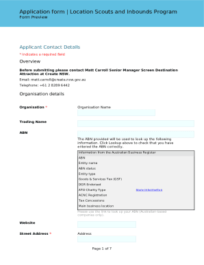 Form preview