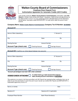 www.waltoncountyga.govDocumentCenterViewEmployee Direct Deposit Agreement Form PDFWalton County, GA