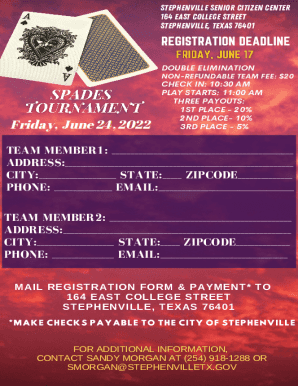 Stephenville Senior Citizens Center 164 East College Street Stephenville, Texas 76401