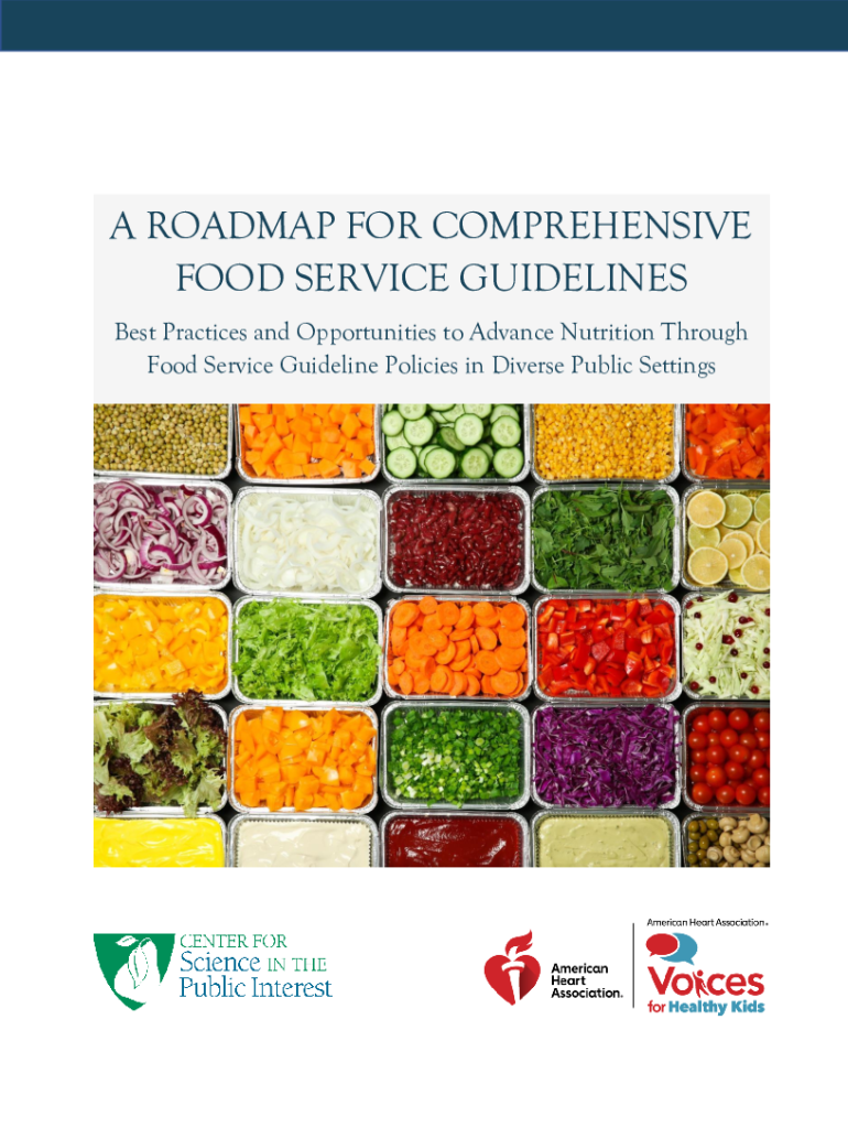Fillable Online Smart Food Choices How to Implement Food ServiceFood