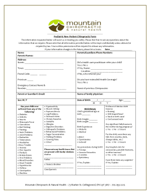 Massage Consent Form - ALWC