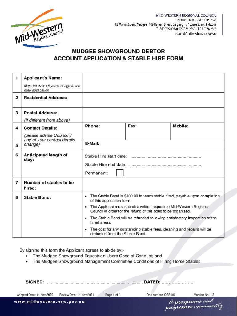 midwestern nsw filesassetsMUDGEE SHOWGROUND MANAGEMENT COMMITTEE CONDITIONS OF HIRING Preview on Page 1