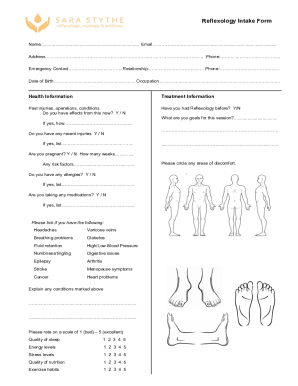Fillable Online medical-reflexology.comwp-contentuploadsClient Intake ...