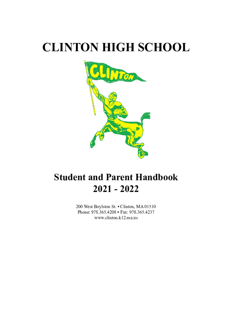 Fillable Online clinton k12 ma hs.clinton.k12.ma.usappspagesHome