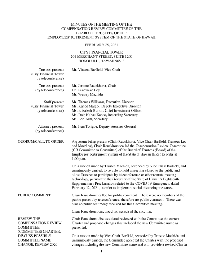 Fillable Online ers ehawaii NOTICE TO OFFERORS RFP ACTUARY SERVICES