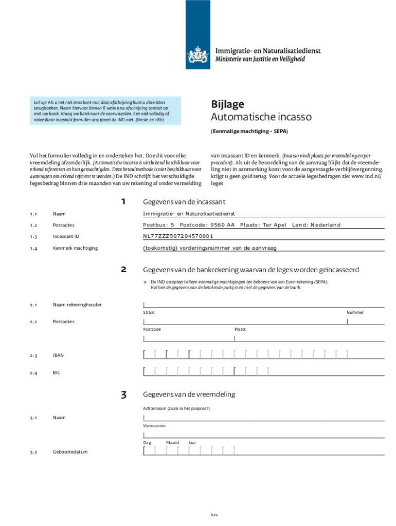 Aanvraag voor het verblijfsdoel arbeid als kennismigrant - IND Preview on Page 1