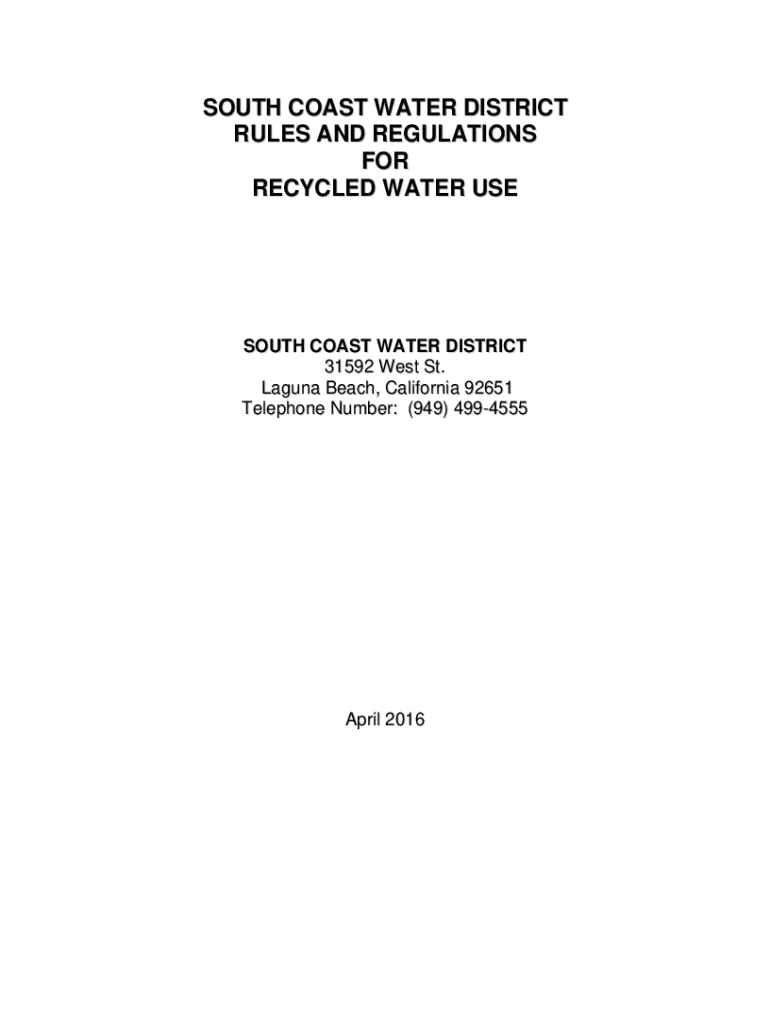 Fillable Online Water