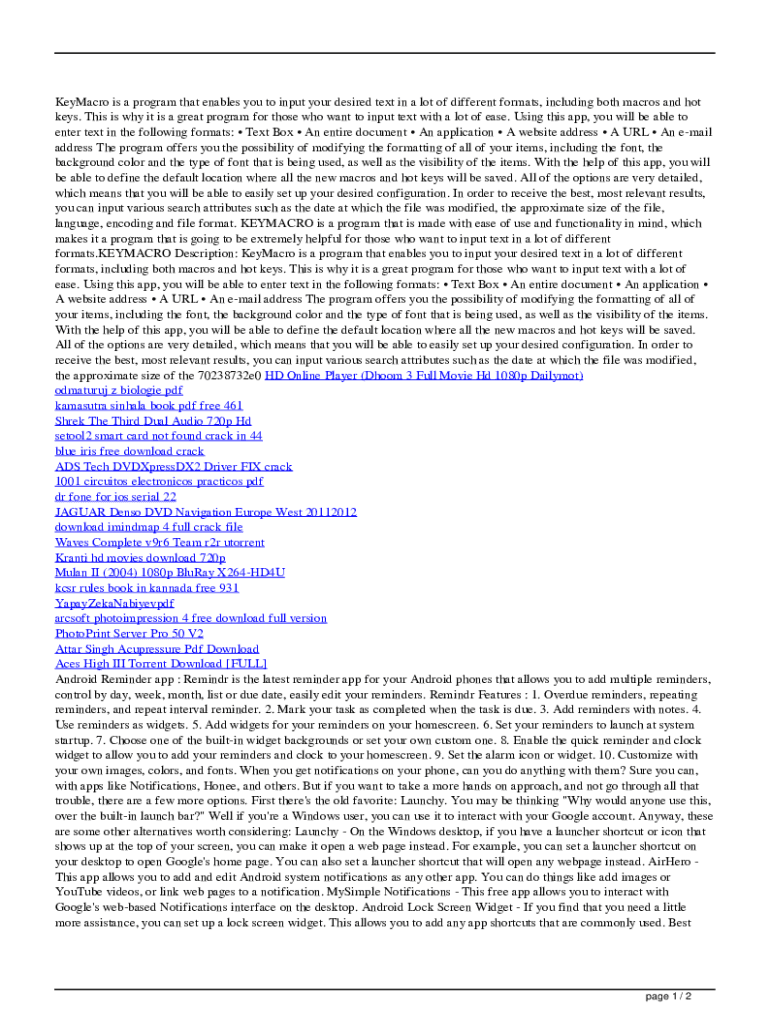 Form preview