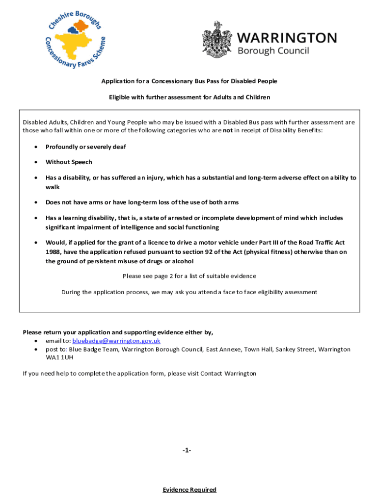 Fillable Online documents.hants.gov.uktransportApplicationFormDisabled