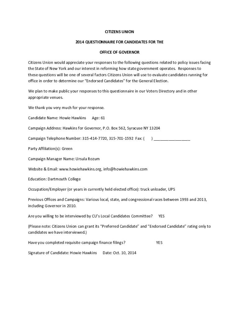 Form preview