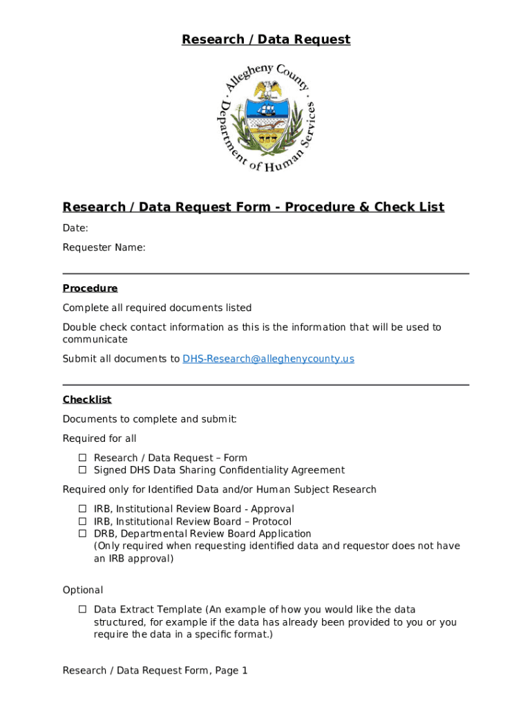 Data Request Educational Effectiveness Doc Template | pdfFiller