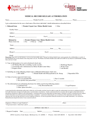 Fillable Online Medical Record Release Authorization Fax Email Print Fillable Online Medical Record Release Authorization Fax Email Print