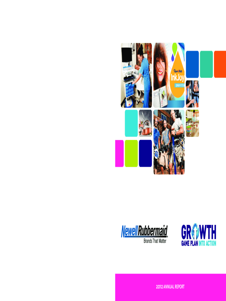 Fillable Online Newell Rubbermaid Inc. Company HistoryNewell