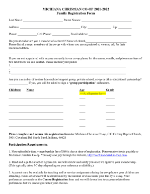 www.michianachristiancoop.comwp-contentuploadsBlank Course Registration form - michianachristiancoop.com