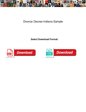 Divorce Decree Indiana Sample. Divorce Decree Indiana Sample nicht