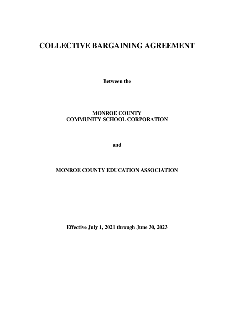 Fillable Online Michigan School District Collective Bargaining