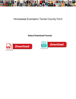 Homestead Exemption Tarrant County Form. Homestead Exemption Tarrant County Form lucky