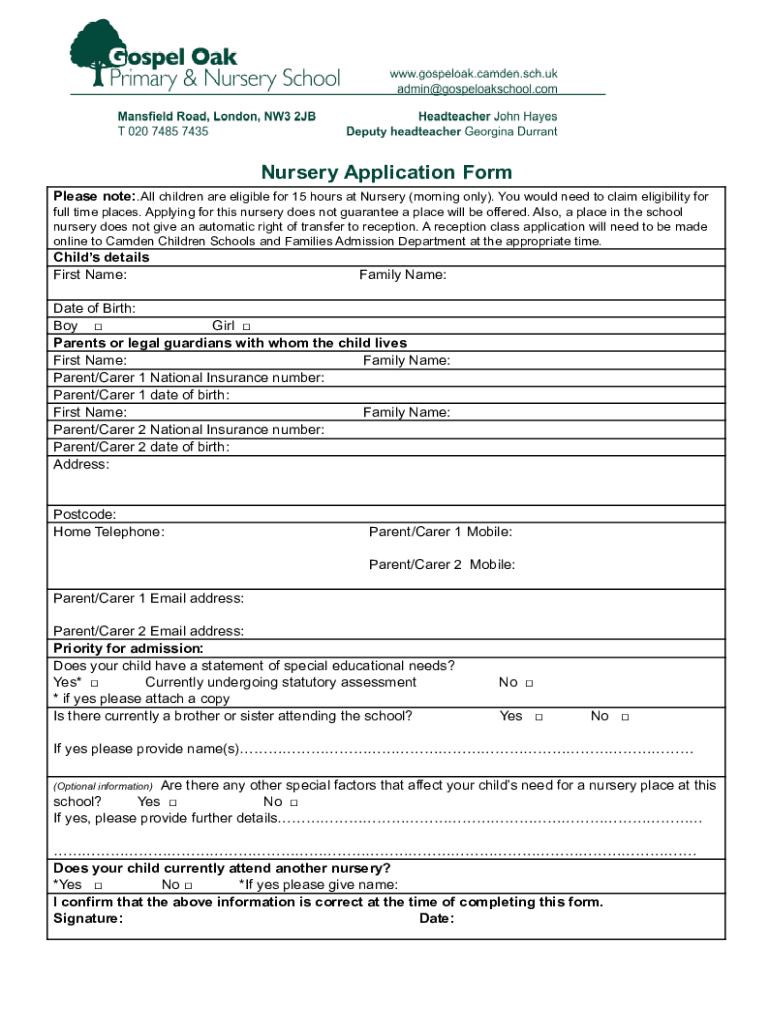 gospel oak primary school Preview on Page 1