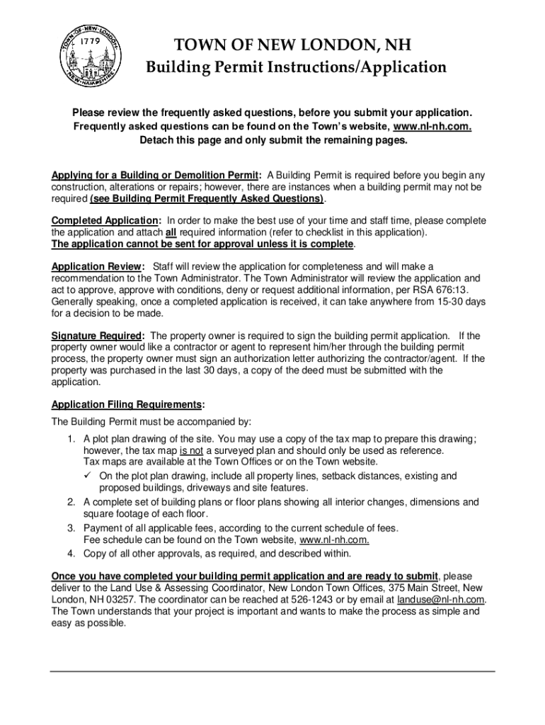Fillable Online to New London, Connecticut Building