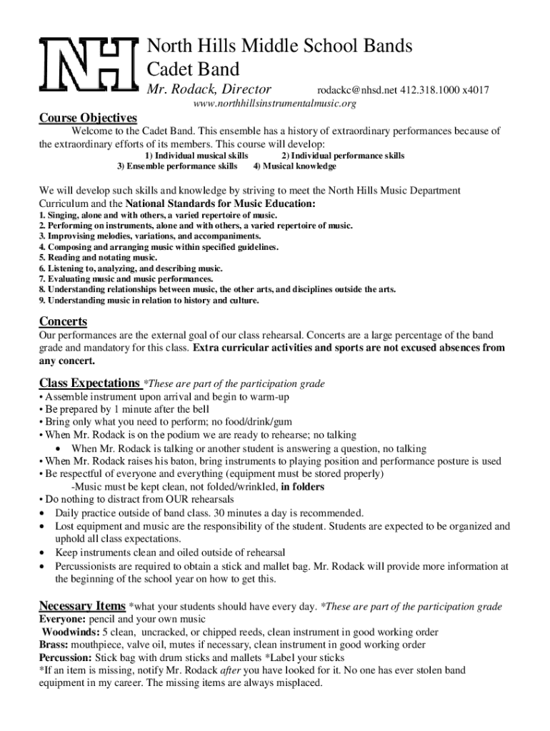 Fillable Online North Hills School District News Article Fax