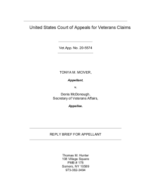 Fillable Online US Court of Appeals for Veterans Claims Home Fillable Online US Court of Appeals for Veterans Claims Home