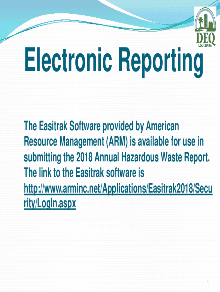 Fillable Online www.dep.pa.govBusinessLandHazardous Waste Biennial