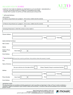 Form preview