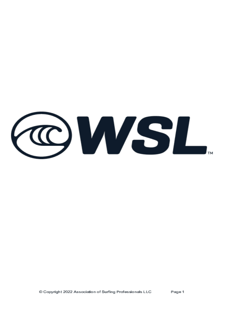 Fillable Online 2022 WSL Rule Book January 2022 Final Form (2) Fax