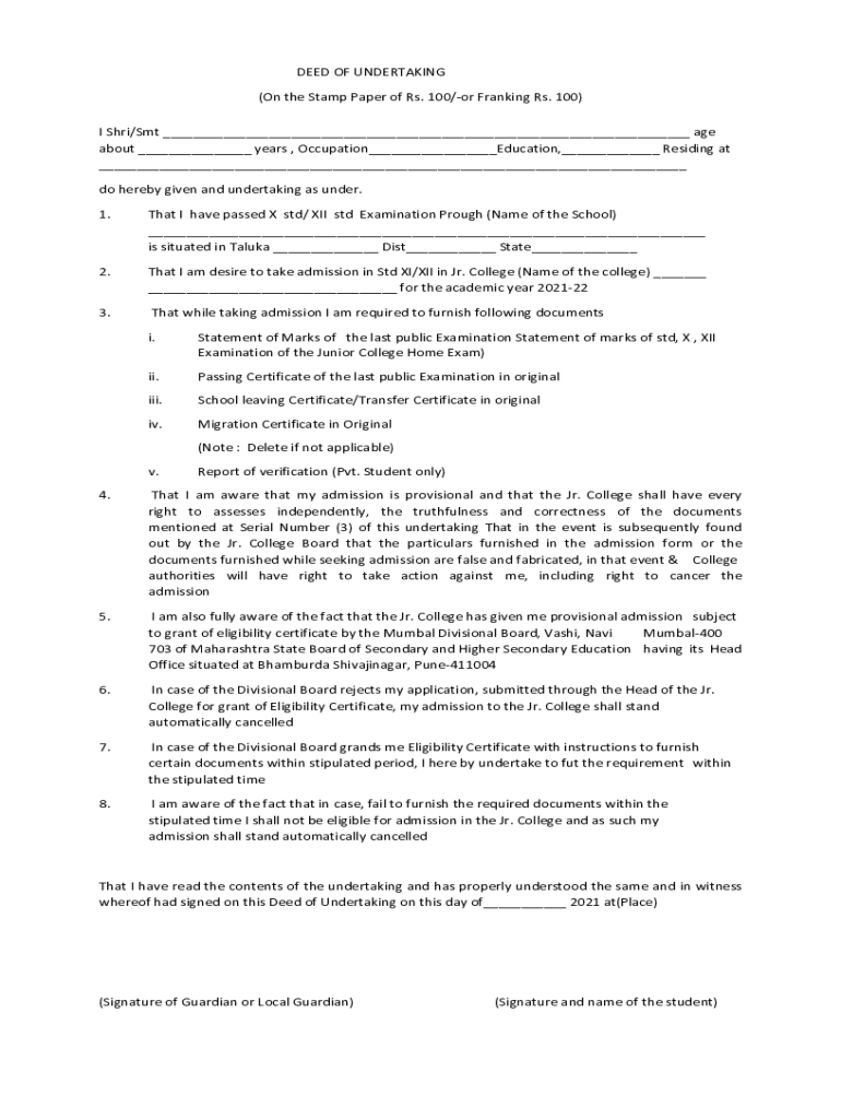 Fillable Online Validity of Sale agreement on Rs. 100 Stamp Paper