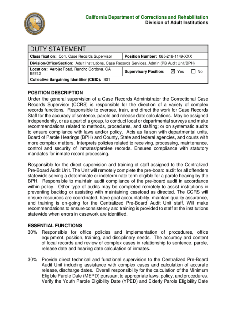 Fillable Online www.calcareers.ca.govCalHrPublicFileDownloadSTATE OF