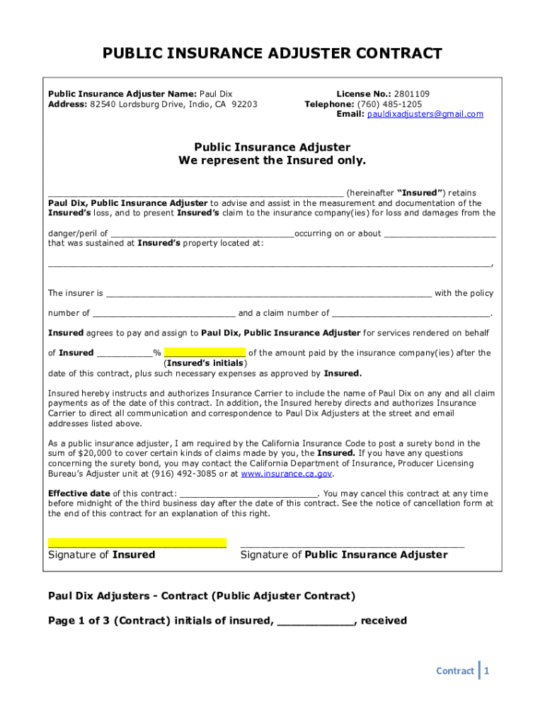 k3 claims Preview on Page 1