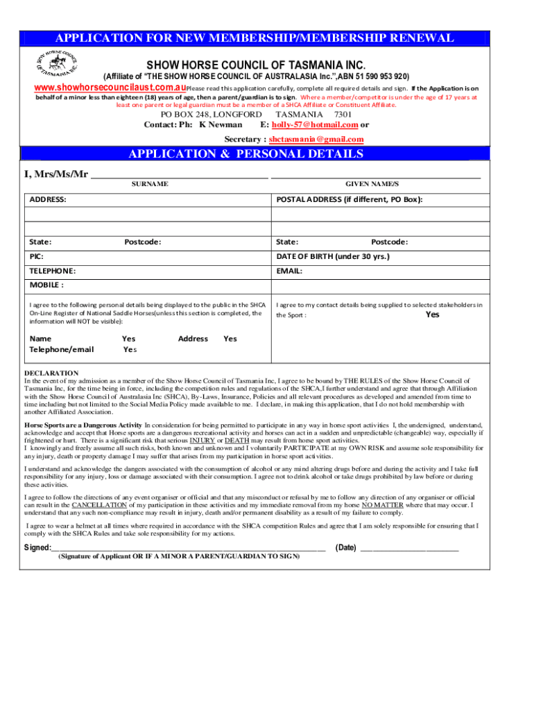 tas equestrian aushow-horseShow Horse Tasmania - Equestrian Australia Preview on Page 1